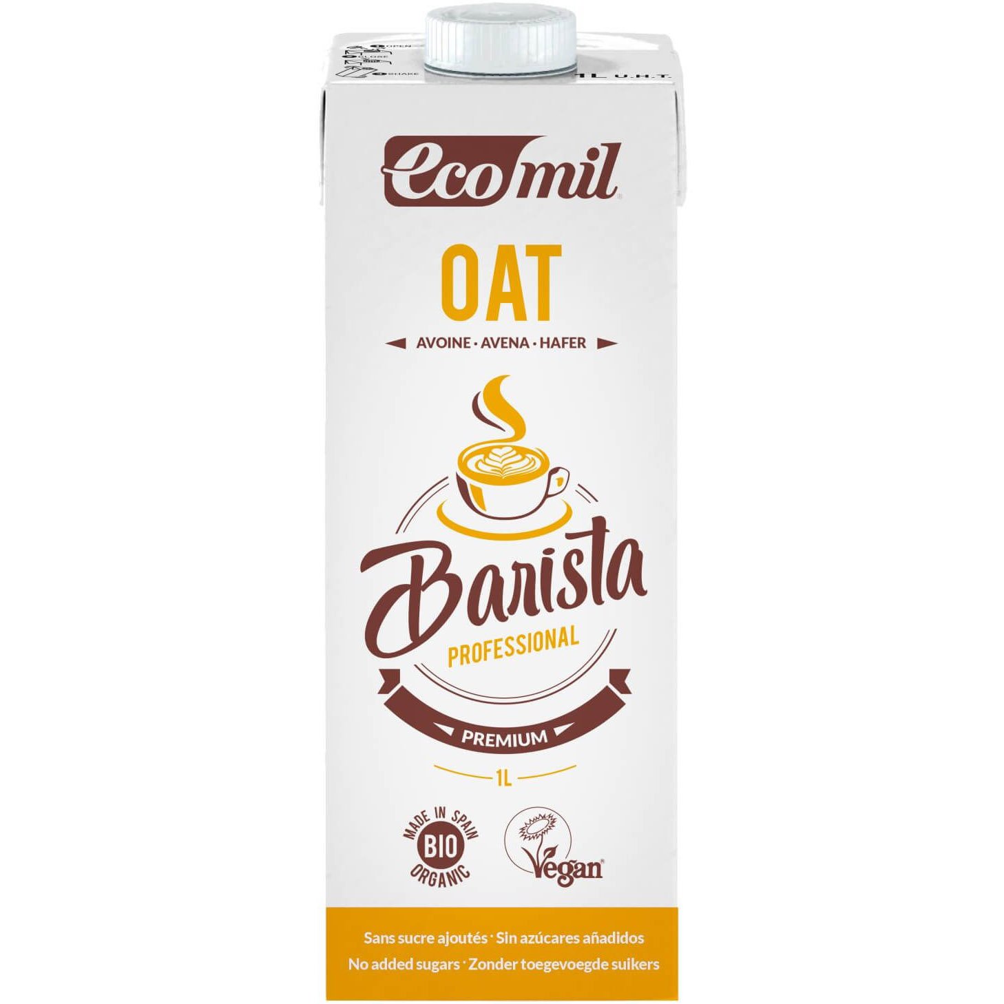 Органический овсяный напиток Ecomil Barista Professional 1 л - фото 1