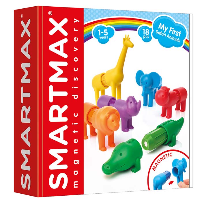 Магнітний конструктор SmartMax Мої перші дикі тварини, 18 деталей (SMX 220) - фото 1