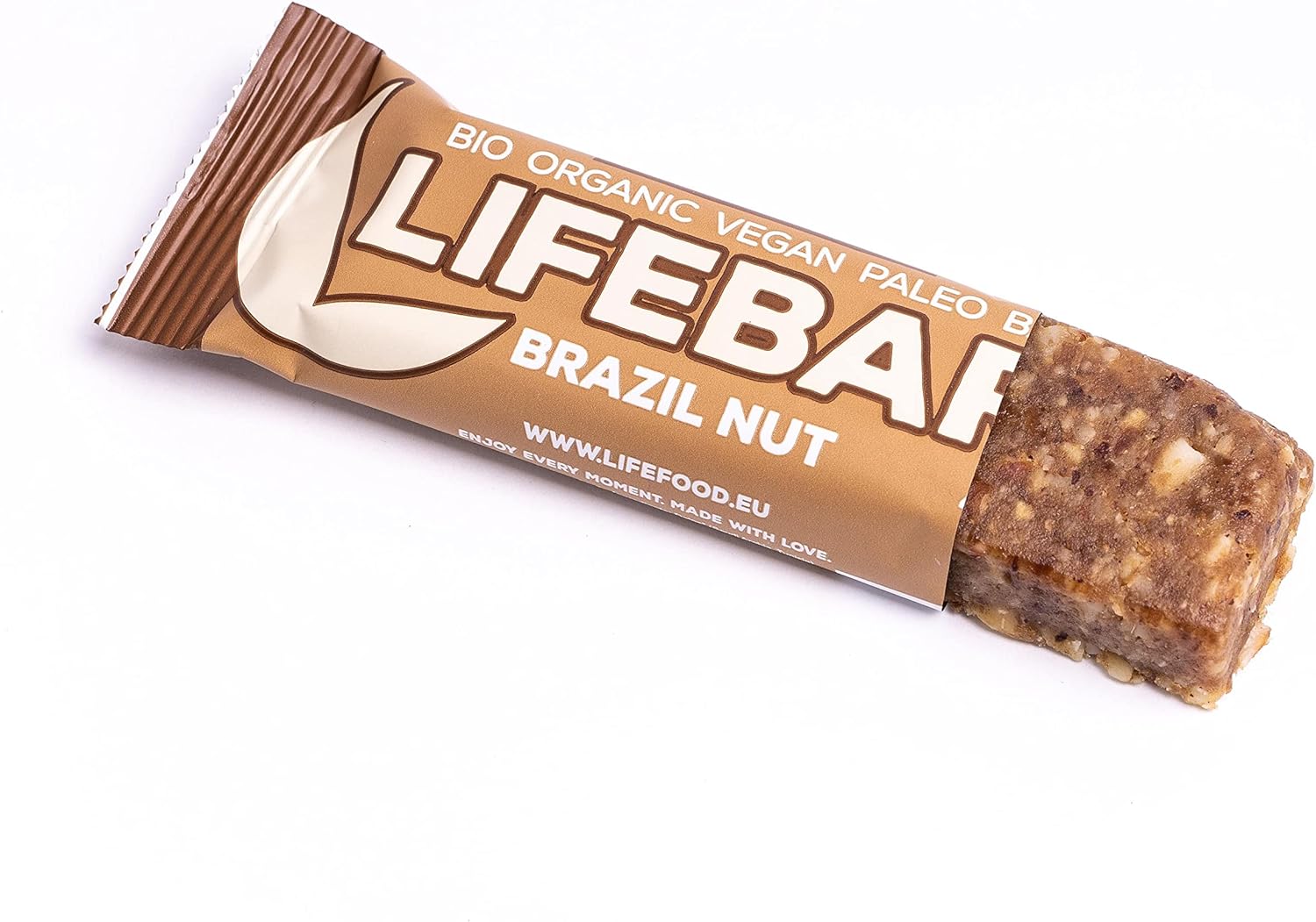 Батончик Lifefood Lifebar энергетический с бразильским орехом органический 47 г - фото 3