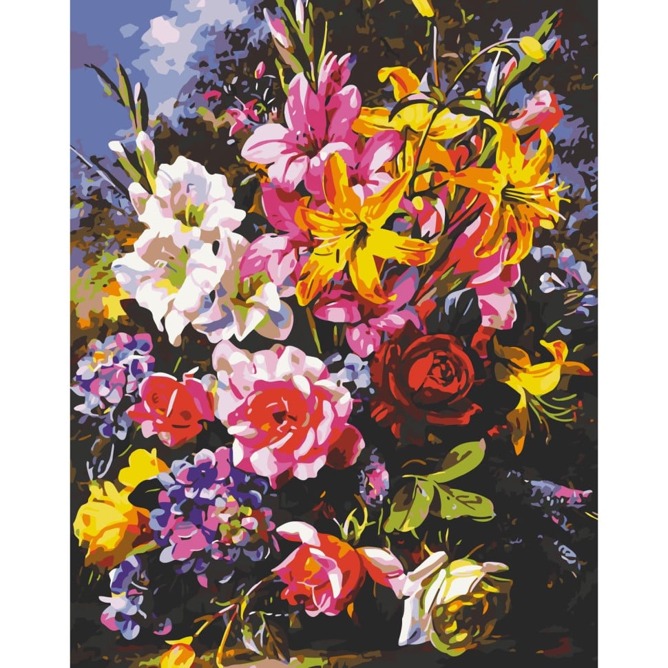 Картина за номерами ArtCraft Сонячні квіти 40x50 см (13144-AC) - фото 1