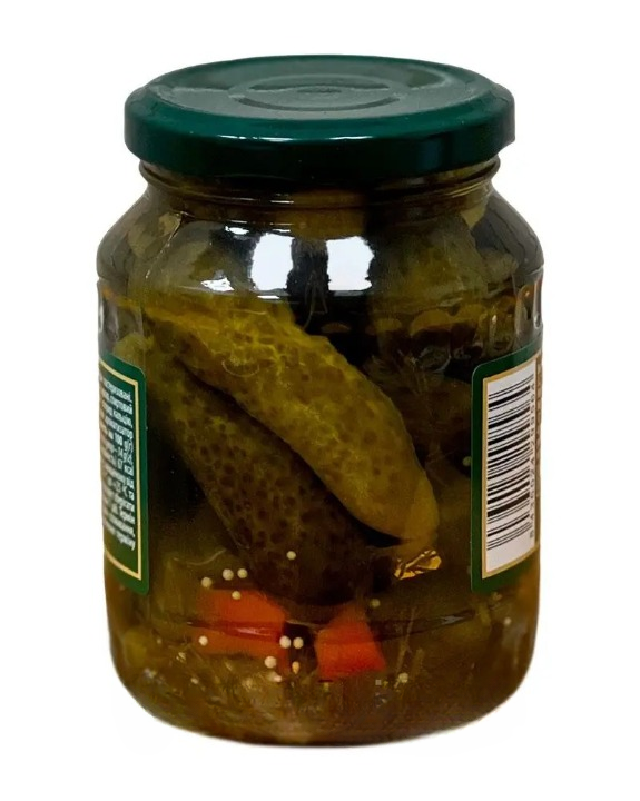 Корнішони мариновані Iberica Pickled Gherkins 3-6 см 370 мл - фото 3