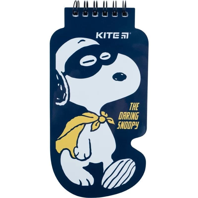Блокнот для записей Kite Snoopy без линовки спираль 50 листов (SN22-465) - фото 1