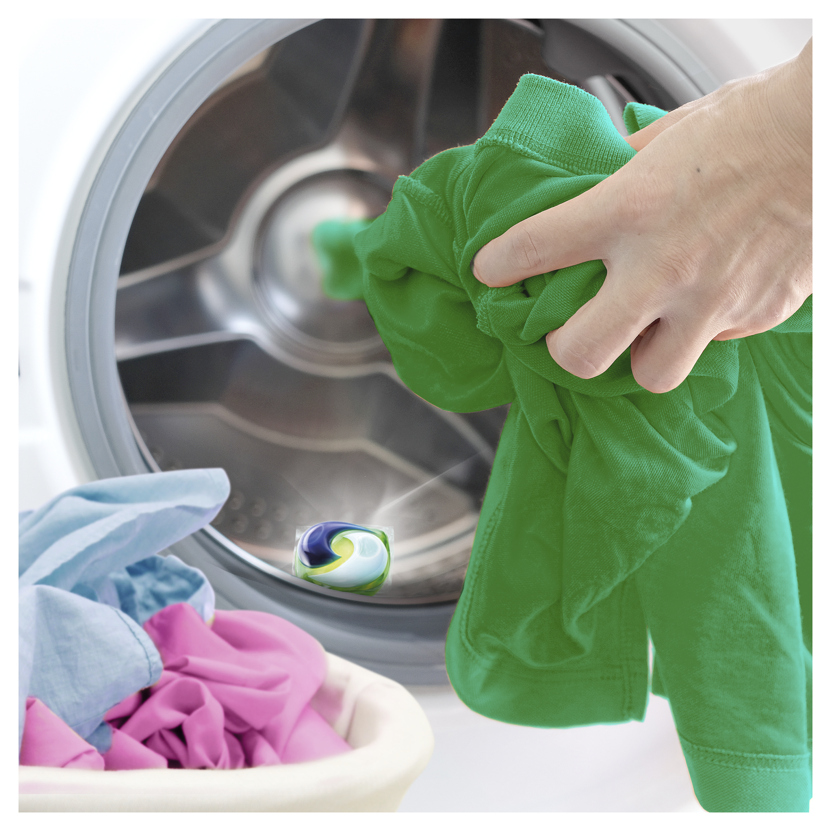 Капсули для прання Ariel Pods Все-в-1 Масло Ші, для білих і кольорових тканин, 35 шт. - фото 2