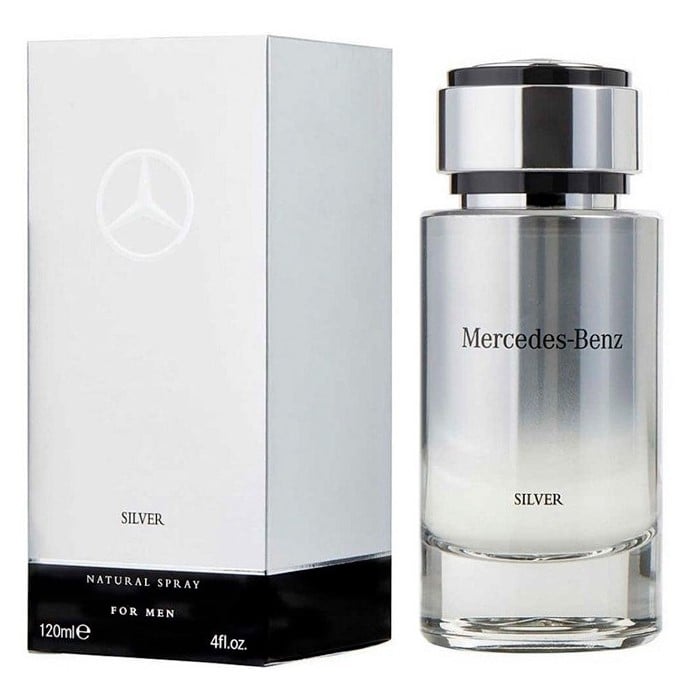 Туалетна вода для чоловіків Mercedes-Benz Mercedes-Benz Silver For Men, 120 мл (95849) - фото 1
