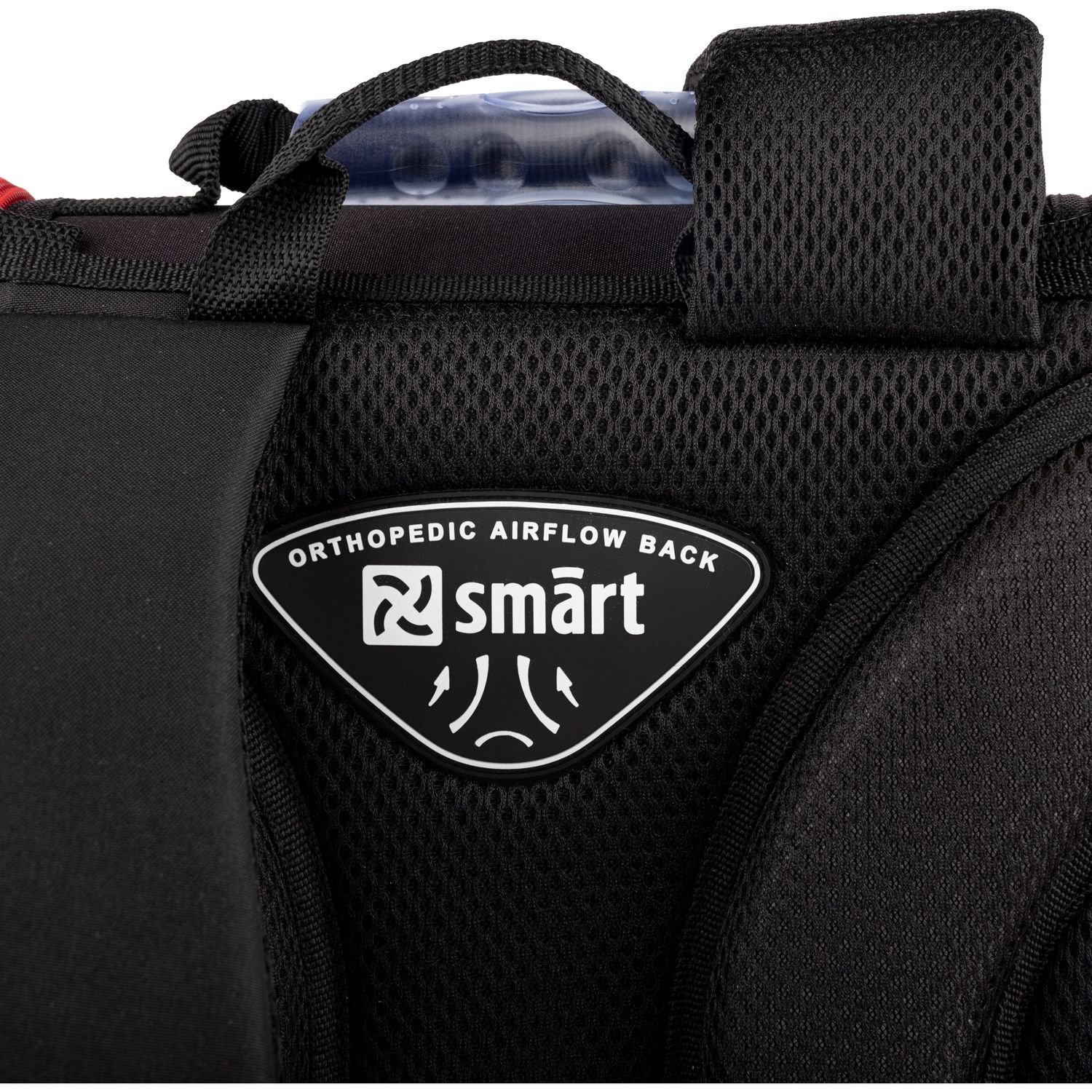 Рюкзак шкільний каркасний Smart PG-11 Fireman, чорний з червоним (559015) - фото 6