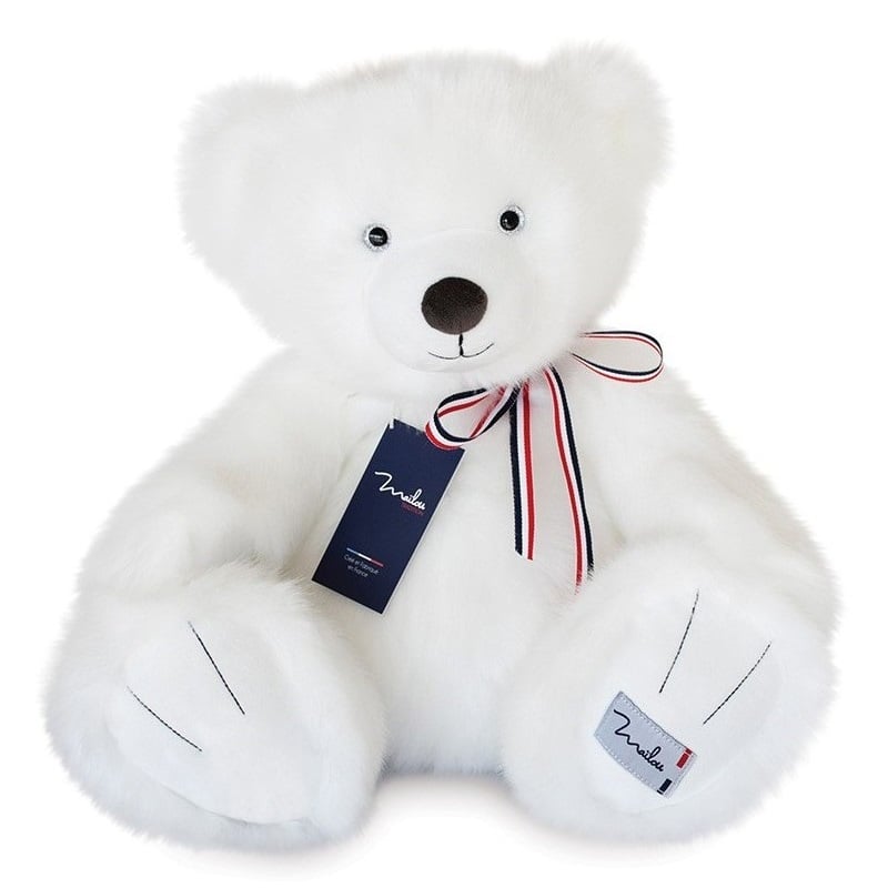 Мягкая игрушка Mailou Французский медведь, 50 см, белоснежный (MA0122) - фото 1