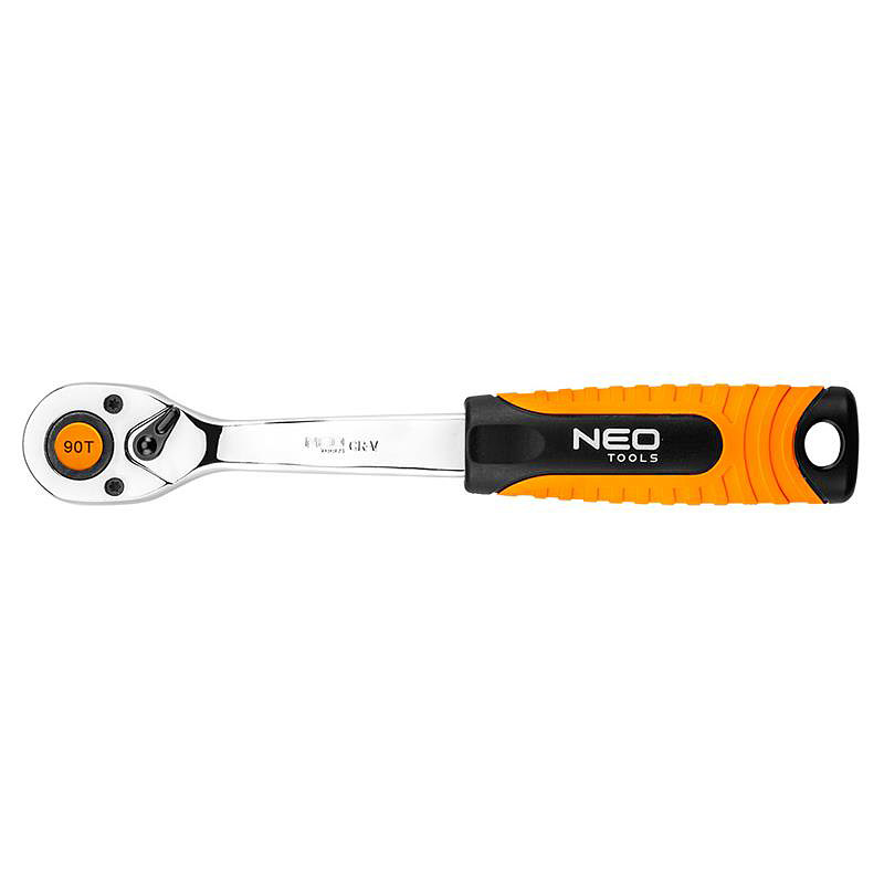 Ключ-трещотка Neo Tools 1/4" 90 зубцов (08-530) - фото 1