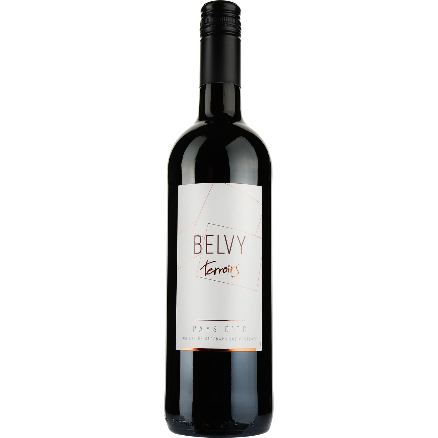 Вино "Belvy Terroirs C. Cholot IGP" Vin de Pays D'Oc, червоне, сухе, 0,75 л - фото 1