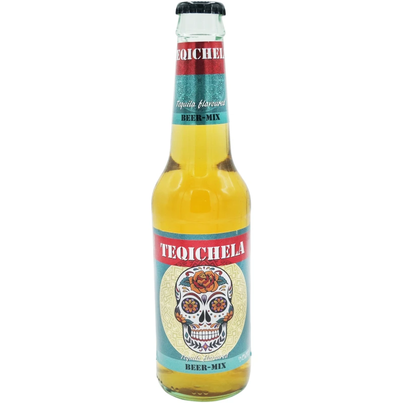 Пиво Teqichela Tequila Beer светлое фильтрованное 5.2% 0.33 л - фото 1