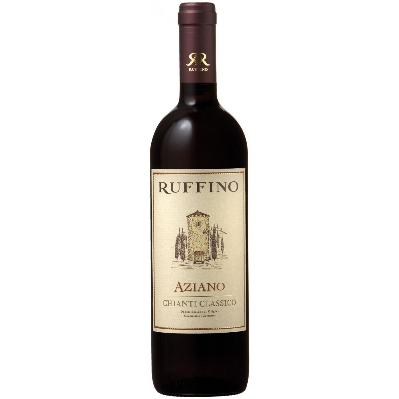 Вино Ruffino Aziano Chianti Classico, червоне, сухе, 0,75 л - фото 1