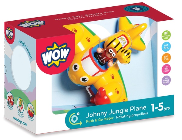 Игрушка WOW Toys Johnny Jungle Plane Самолет Джонни (01013) - фото 3