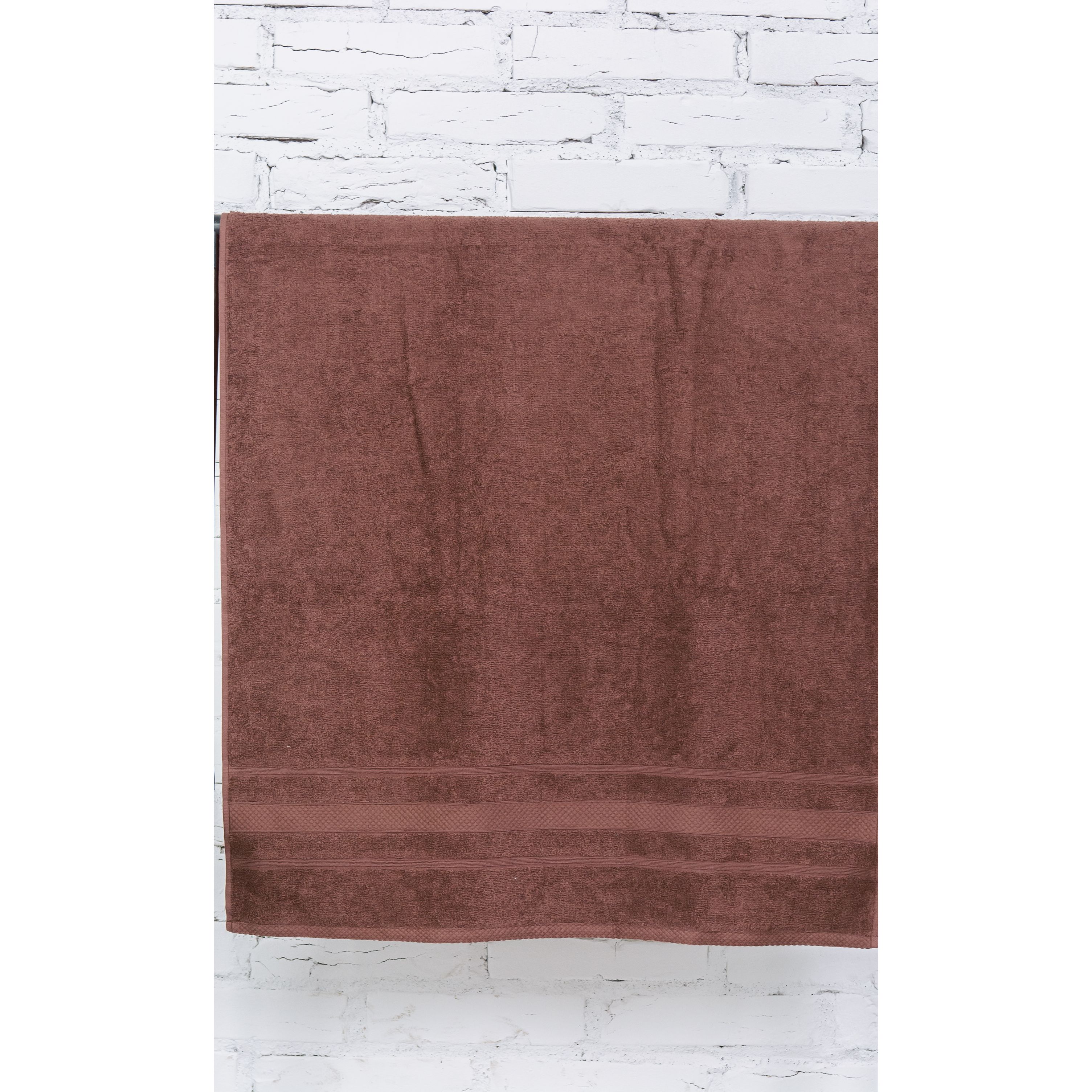 Банное полотенце №5001 SoftNess Brown, 150х100 см (2200003181197) - фото 2