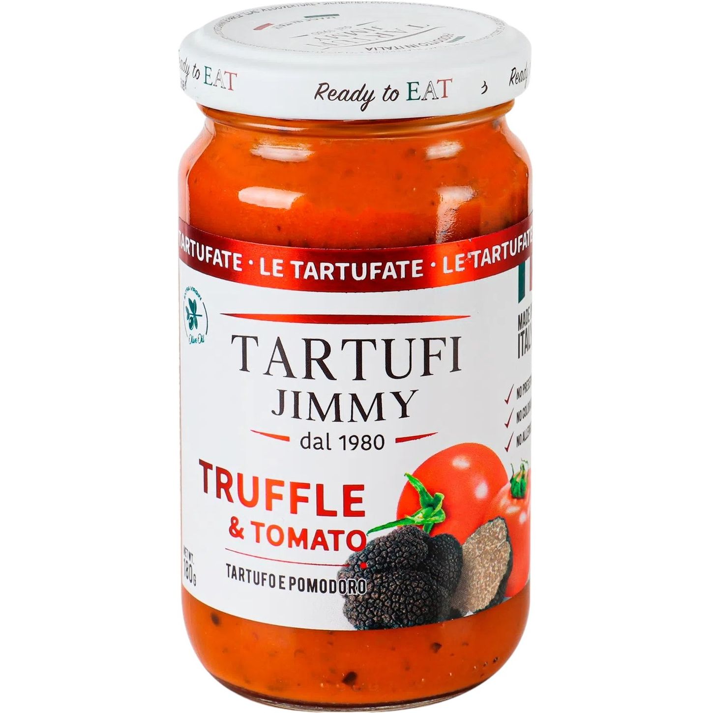 Соус Tartufi Jimmy до пасти з трюфелем і томатами 180 г (863623) - фото 1