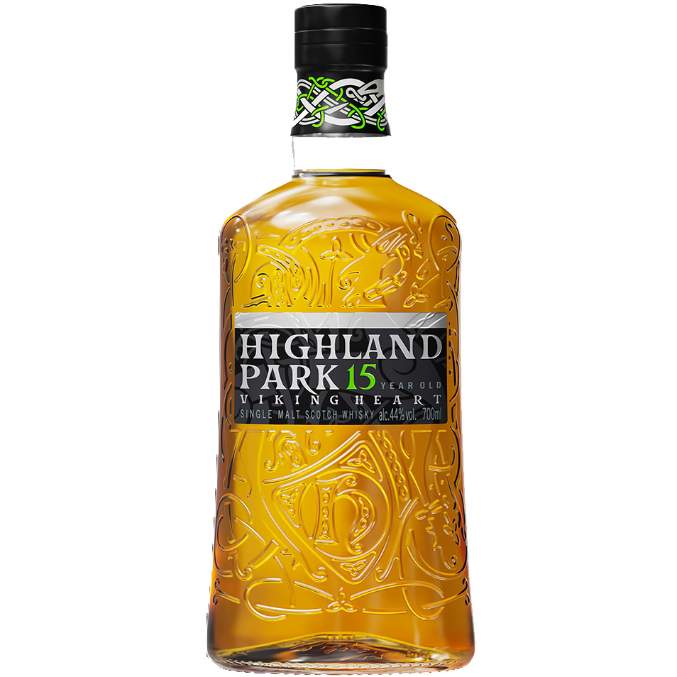Виски Highland Park 15 yo Viking Heart Single Malt Scotch Whisky 44% 0.7 л - фото 1