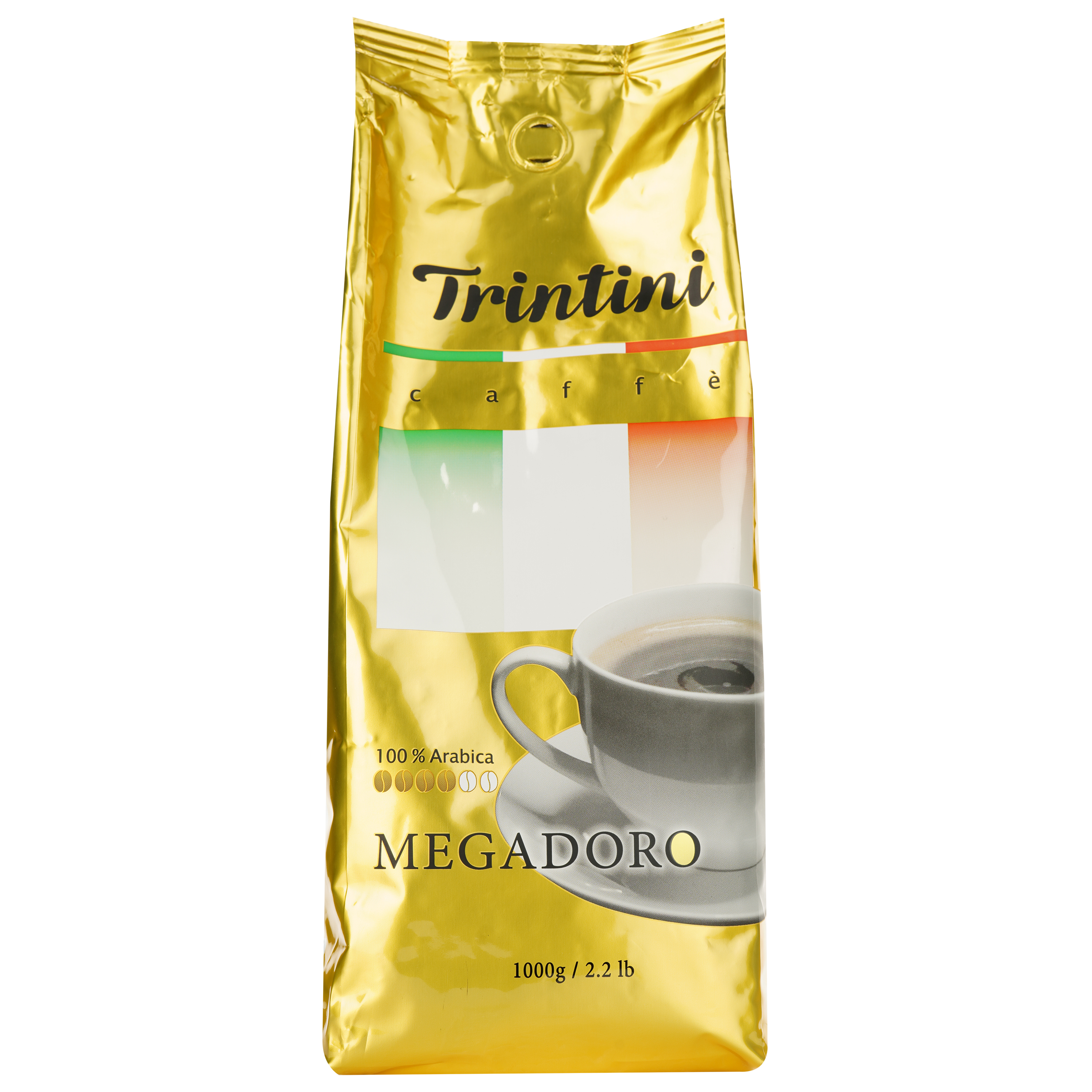 Кофе в зернах Trintini Caffee Megadoro, жаренный, 1 кг (916696) - фото 1