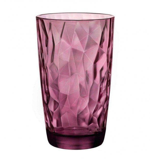 Photos - Glass Bormioli Rocco Склянка  Diamond Rock Purple, 470 мл  (350270M02321990)