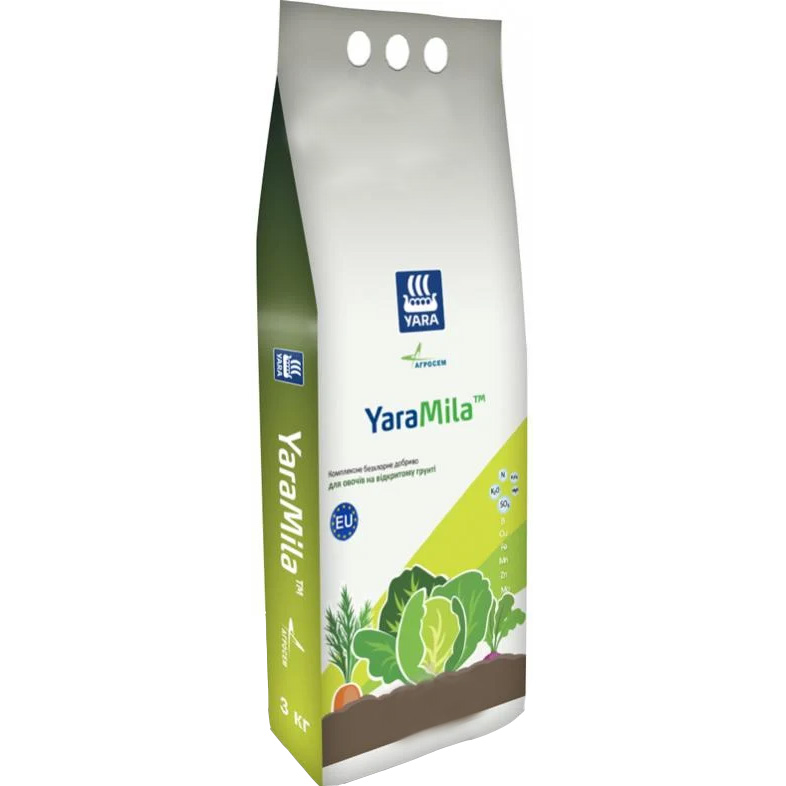 Комплексное бесхлорное удобрение YaraMila для овощей на открытом грунте 3 кг (10509207) - фото 1