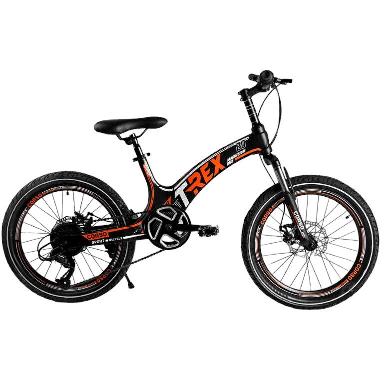 Дитячий спортивний велосипед Corso 20 дюймів чорний 255957 - фото 1