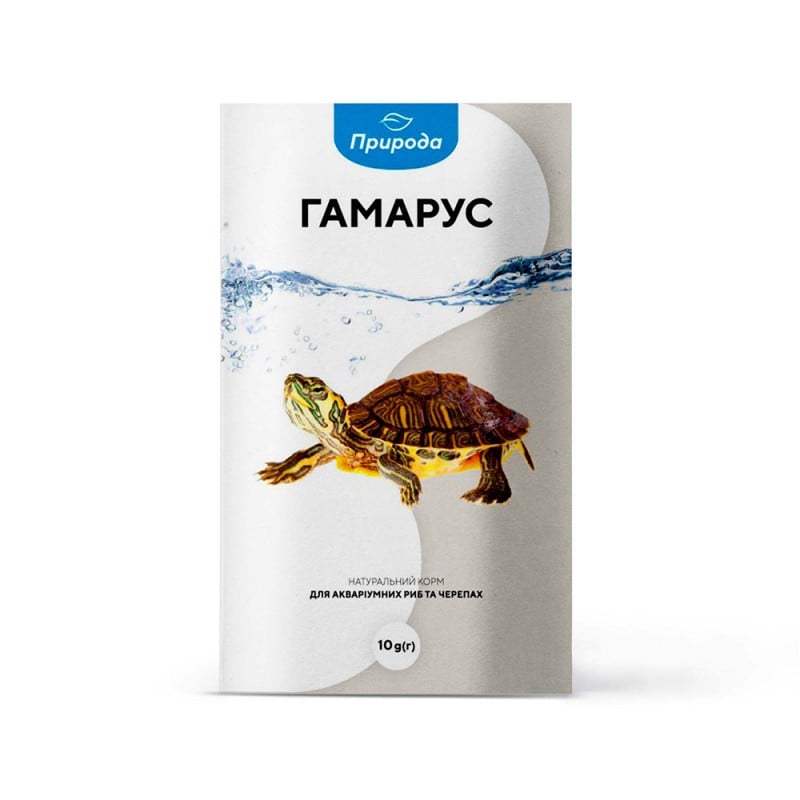 Корм для риб та черепах Природа Гаммарус, 10 г (PR740115) - фото 1