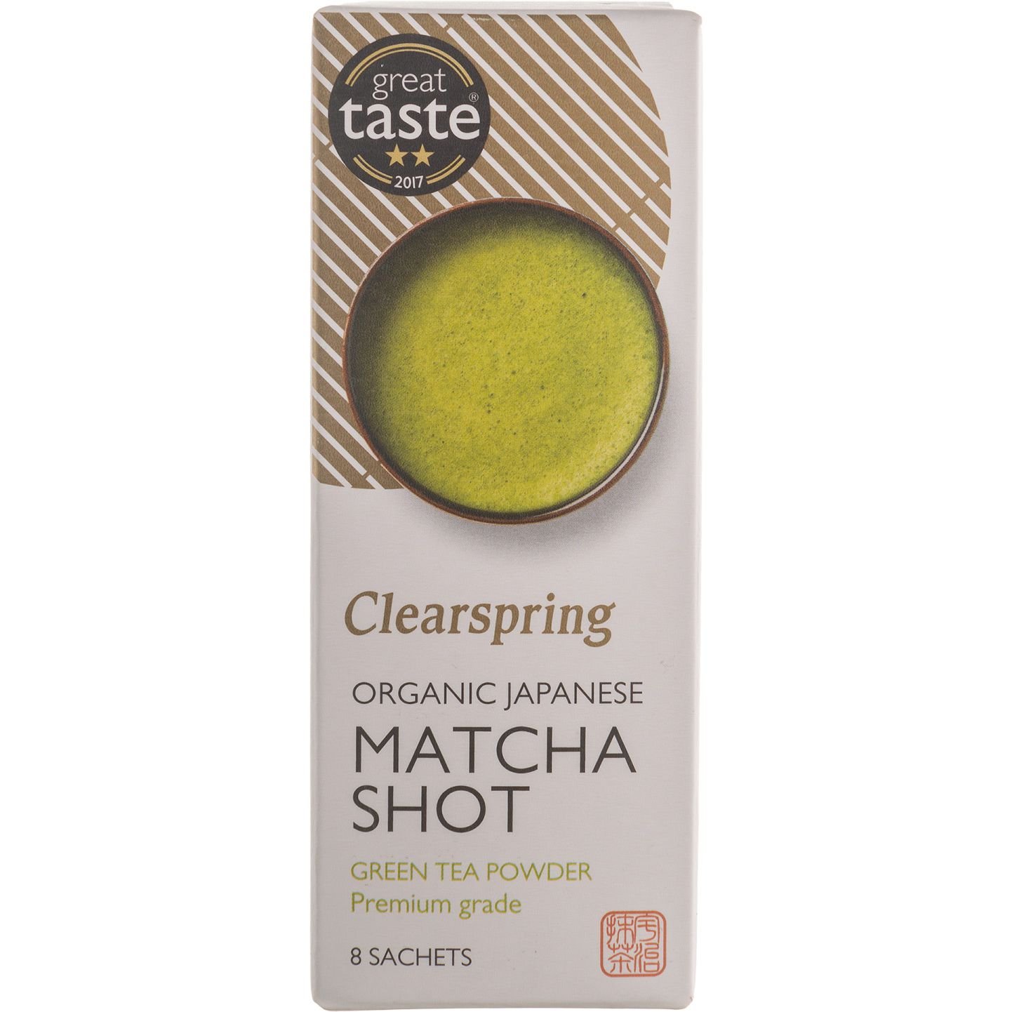 Чай зеленый Clearspring Matcha Shot Premium Grade органический 8 г (8 шт. х 1 г) - фото 1