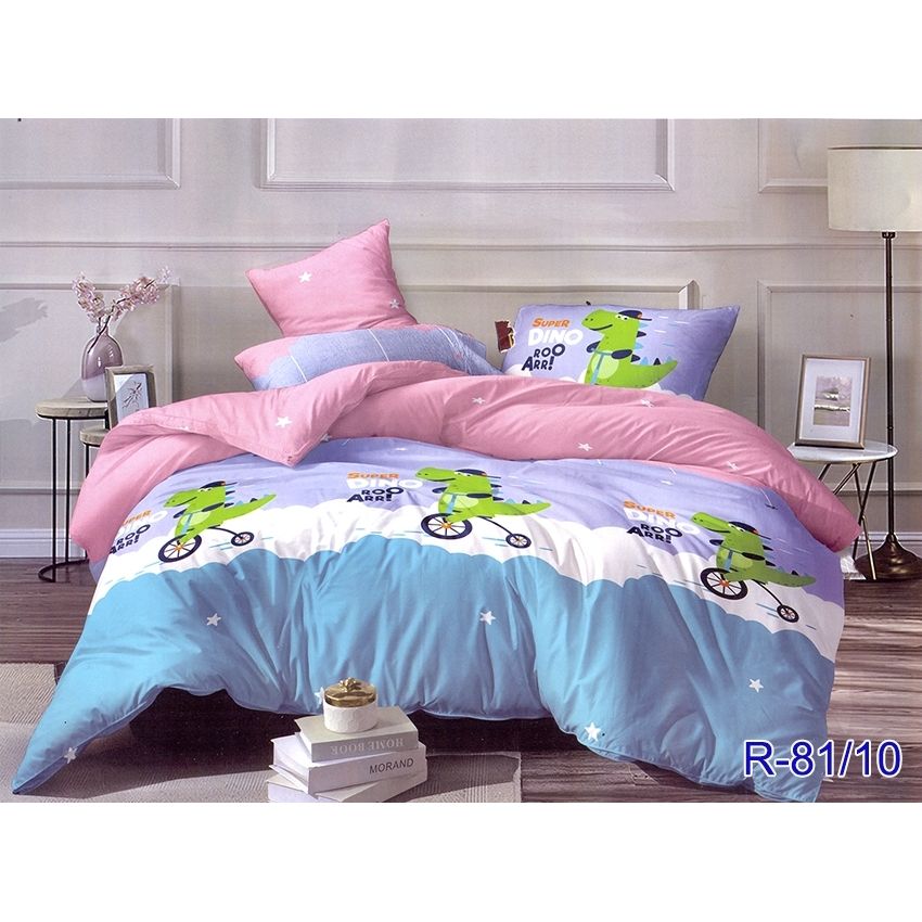 Комплект постельного белья TAG Tekstil 1.5-спальный Разноцветный 000141816 (R-81/10) - фото 1