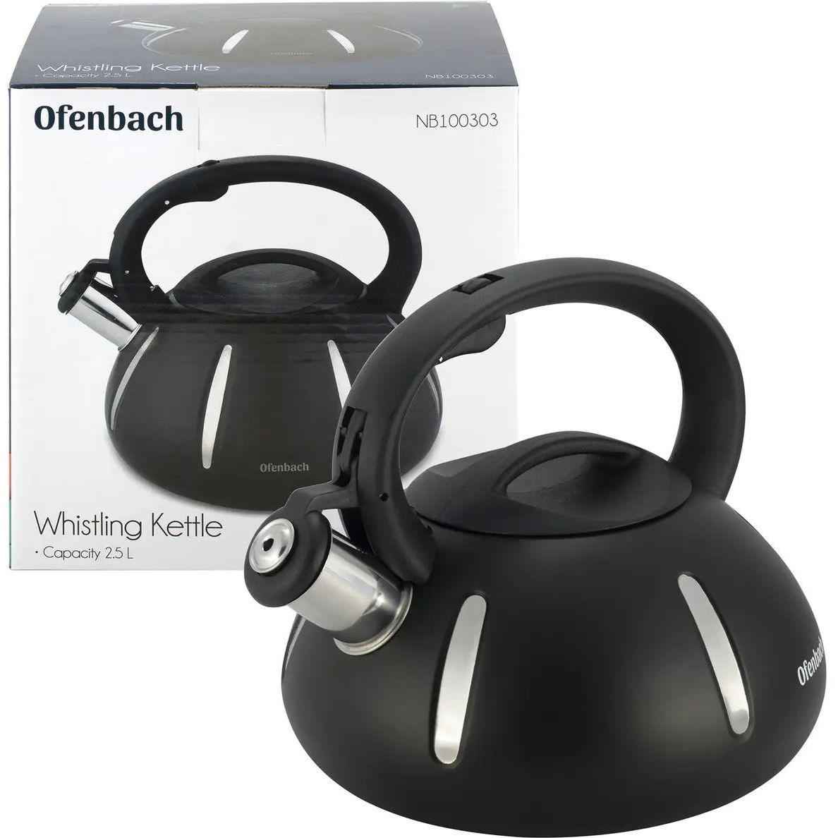 Чайник Ofenbach 2 л чорний (OF-100303) - фото 10