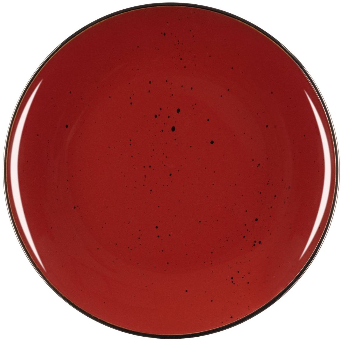 Тарілка обідня Ardesto Bagheria, Sangria, 26 см, бордовий (AR2926R) - фото 1
