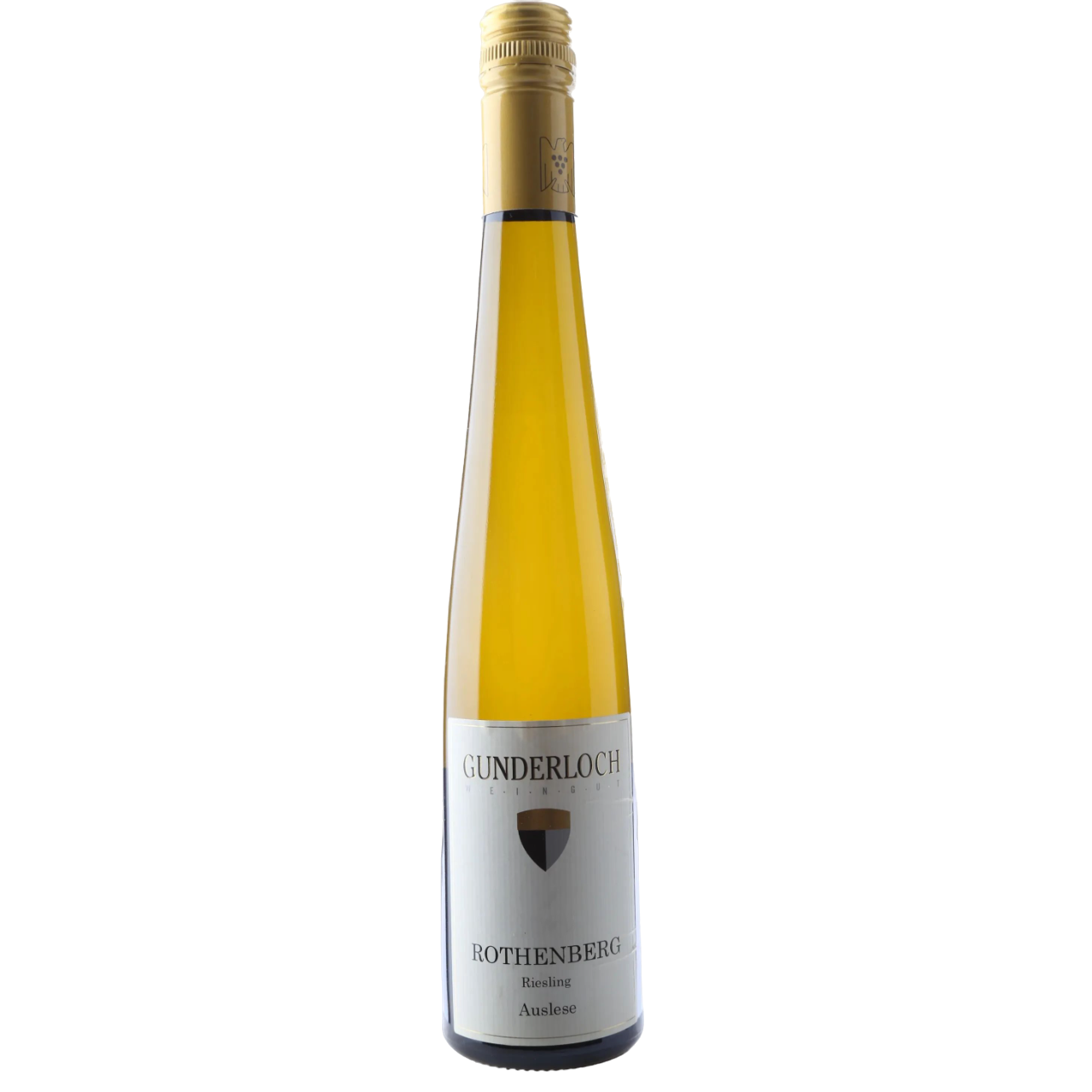 Вино Gunderloch Riesling Auslese Nackenheim Rothenberg GK Gold Cap, белое, сладкое, 8%, 0,375 л - фото 1
