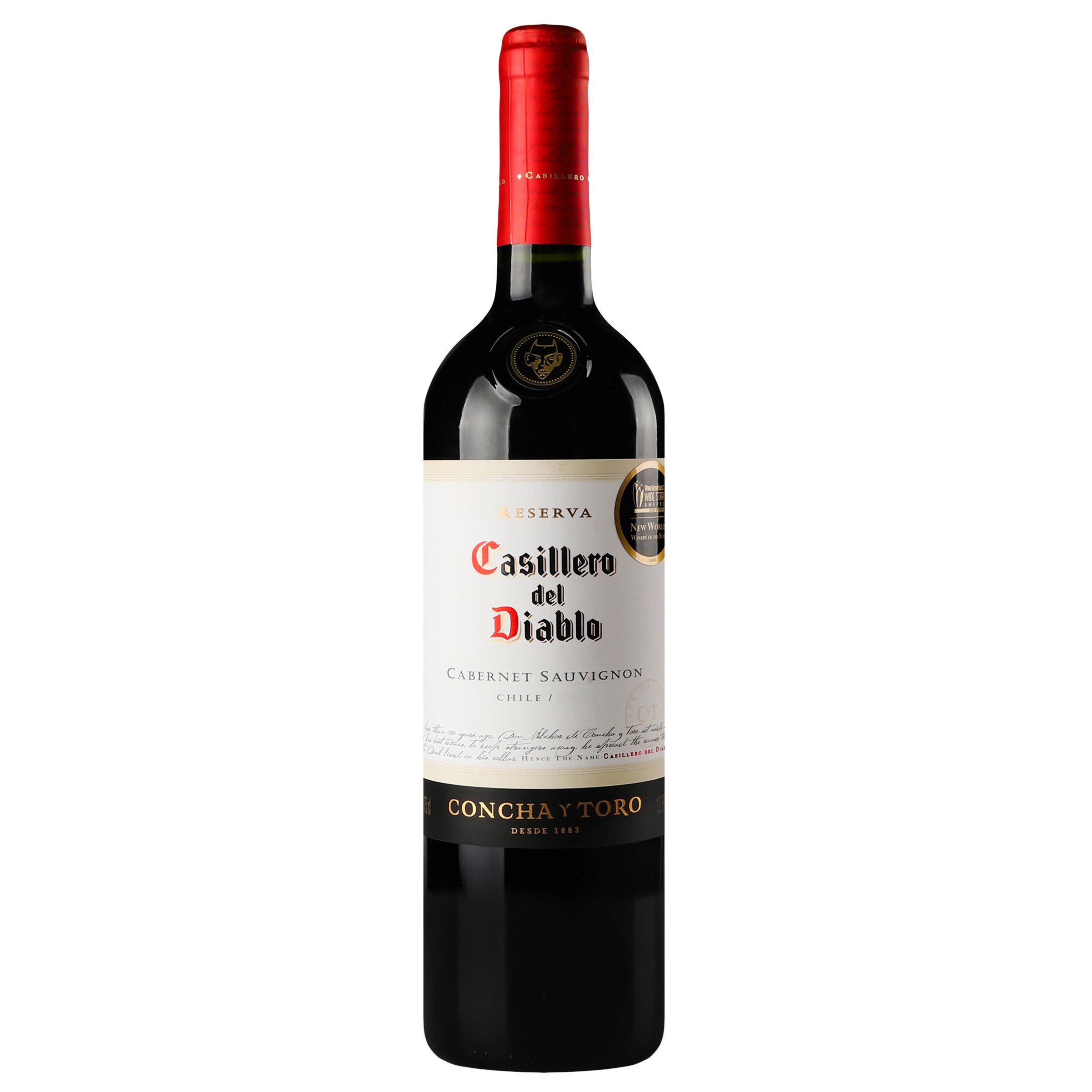 Вино Casillero del Diablo Cabernet Sauvignon, красное, сухое, 13%, 0,75 л - фото 1