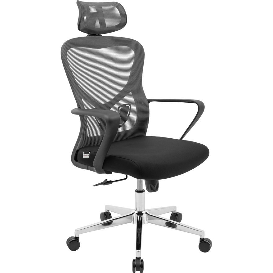 Кресло офисное Richman Солана Хром M-1 Tilt сетка серый (RCM-1089) - фото 1
