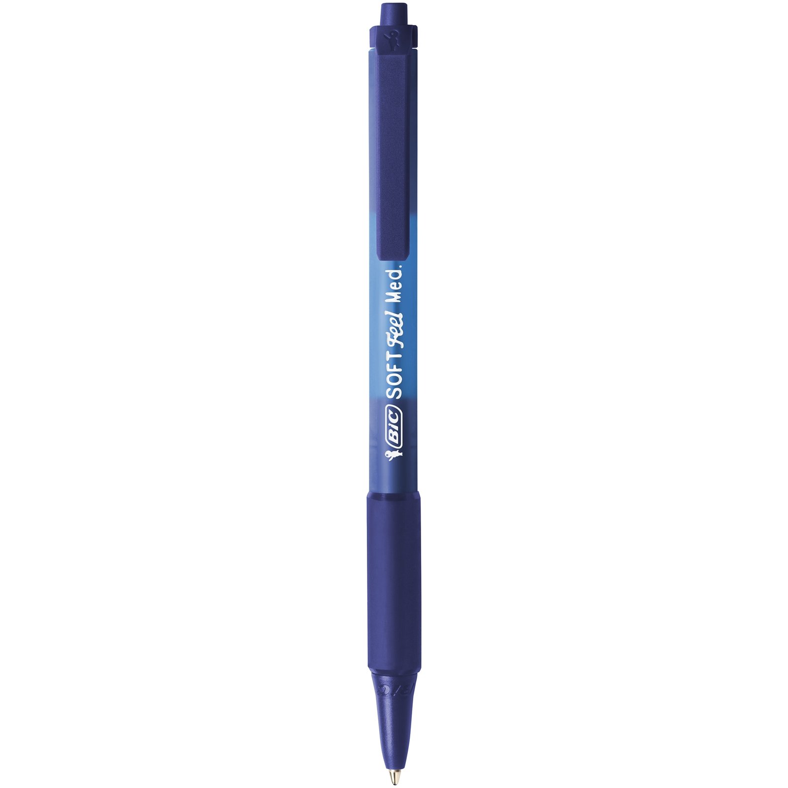 Ручка кулькова BIC Soft Feel Clic Grip, синій, 3 шт. (837396) - фото 2