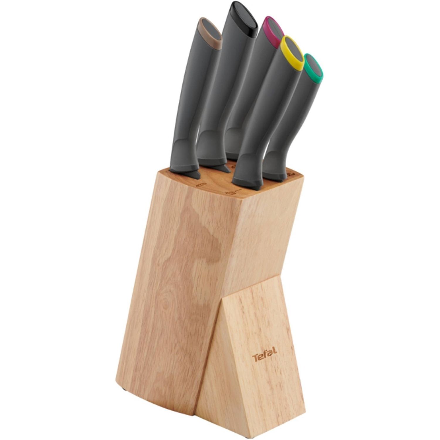 Набір ножів Tefal Fresh Kitchen 5 предм чорний (K122S504) - фото 1