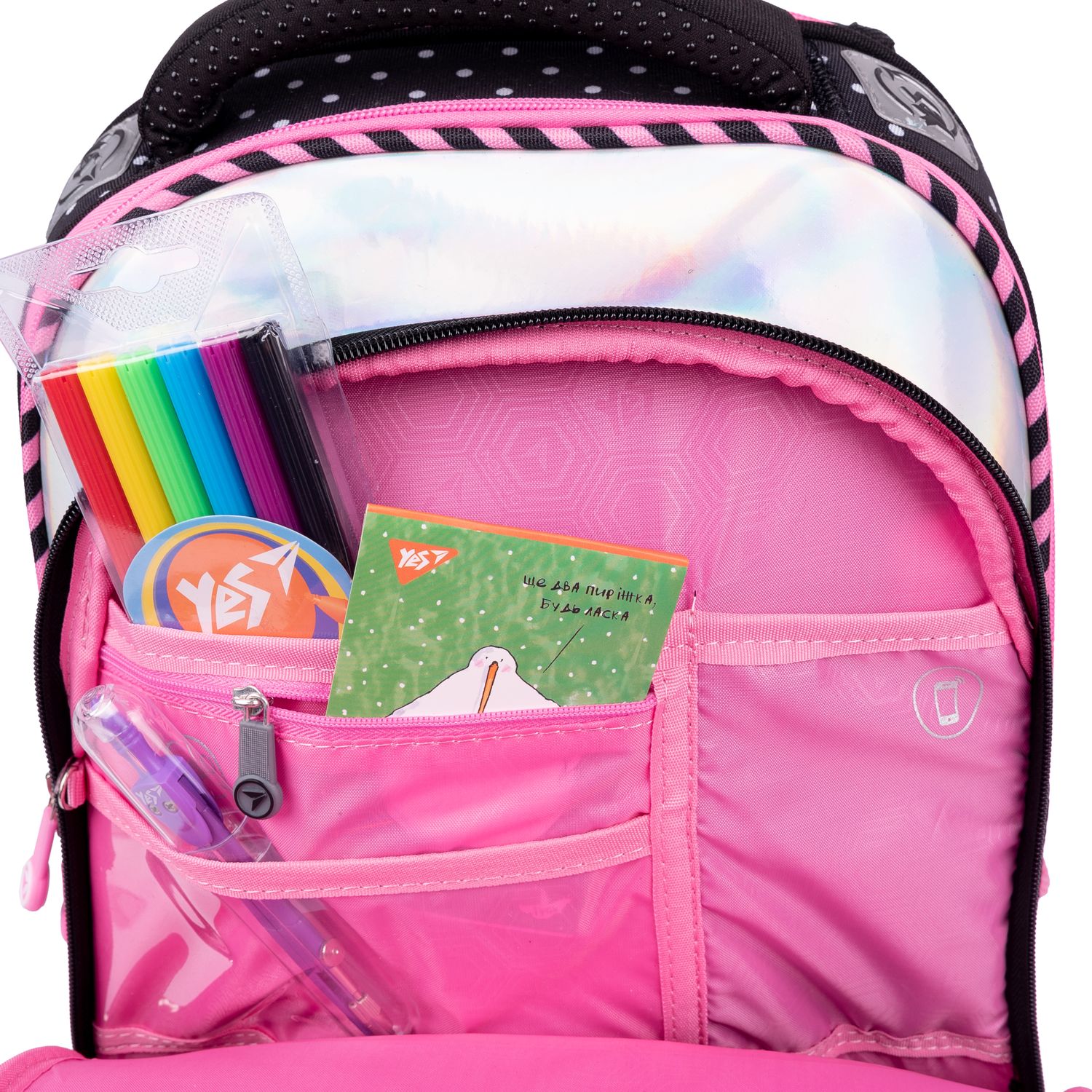 Рюкзак каркасний Yes S-30 Juno Ultra Premium Barbie, розовый (558956) - фото 12