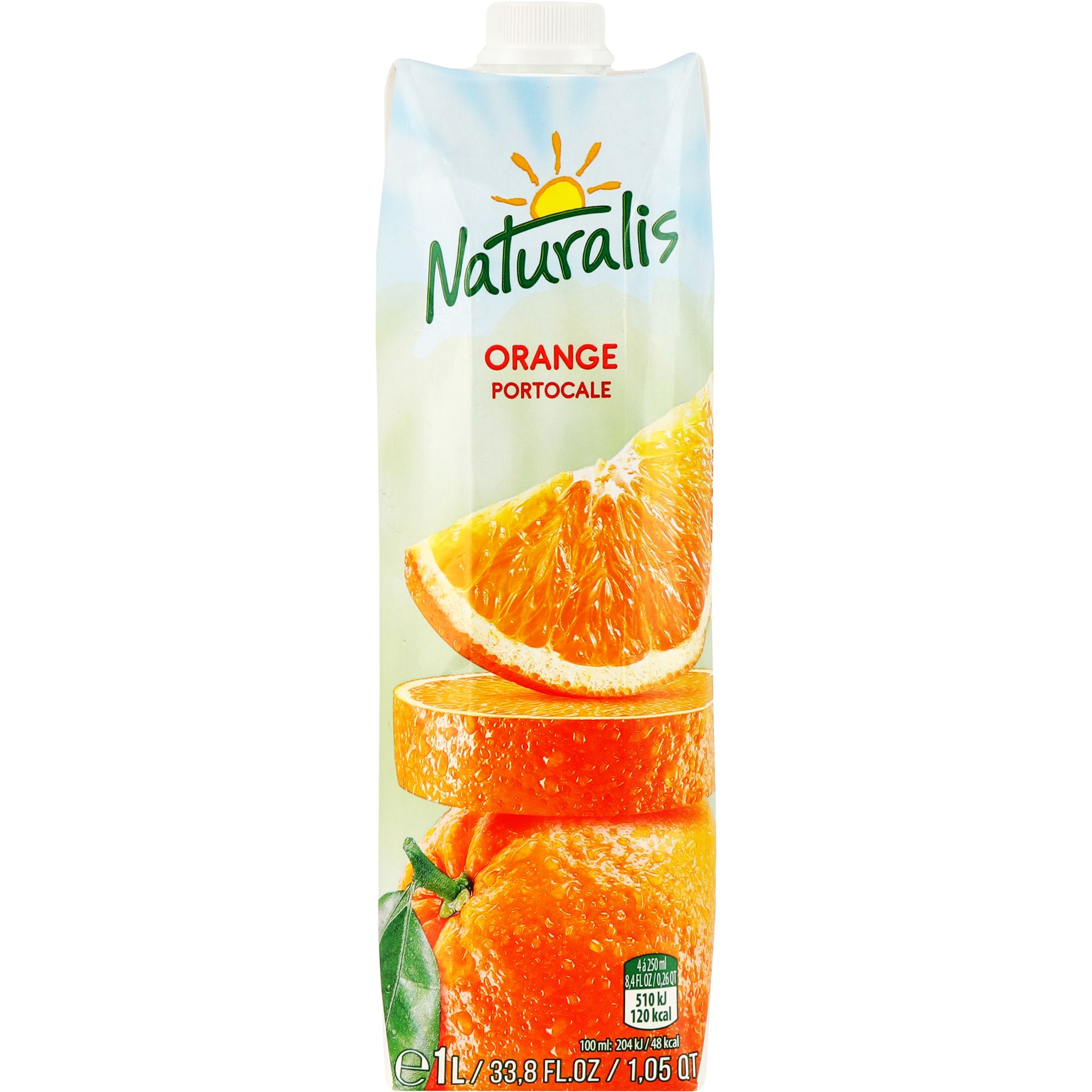 Напиток Naturalis Апельсиновый 1 л - фото 1