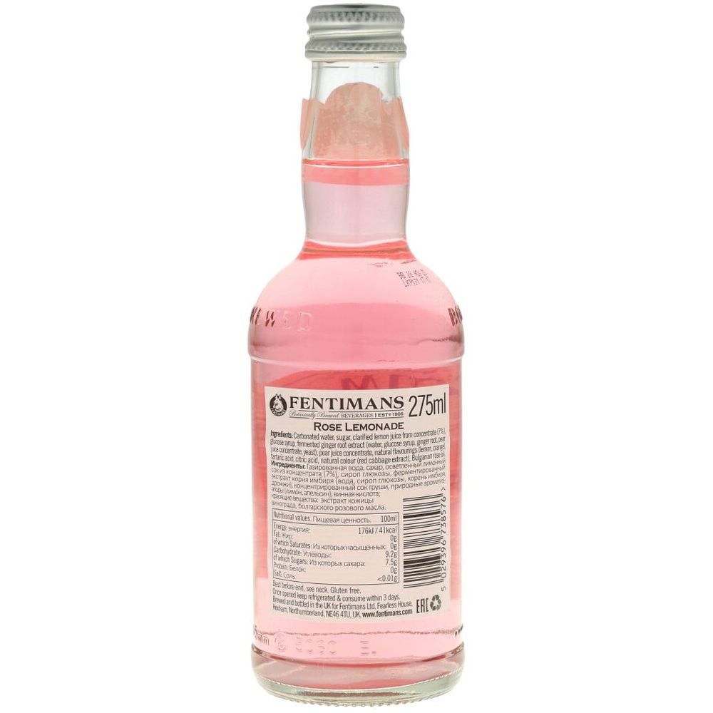Напиток Fentimans Rose Lemonade безалкогольный 275 мл (788639) - фото 2