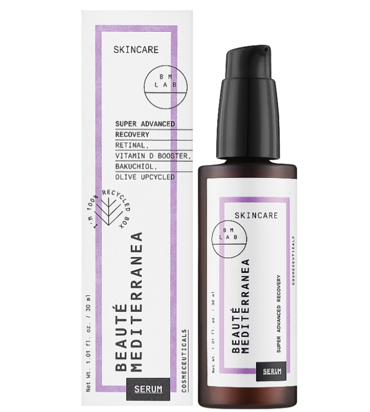 Антивікова відновлювальна сироватка для обличчя Beaute Mediterranea Super Advanced Recovery Serum 30 мл - фото 2