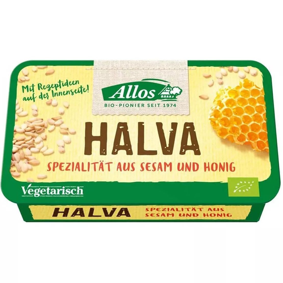 Халва Allos Halva кунжутна з медом 75 г - фото 1
