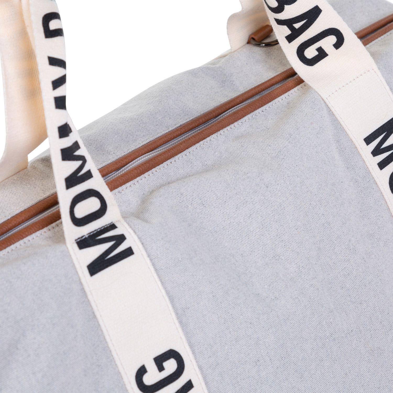 Сумка Childhome Mommy bag Signature - Canvas White, біла (CWMBBSCOW) - фото 8