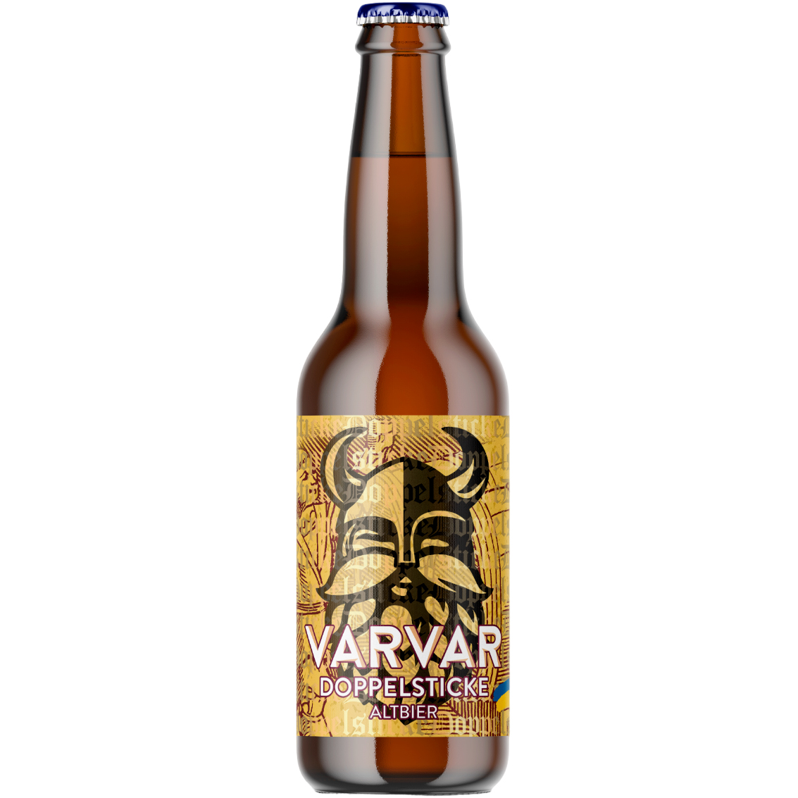 Пиво Varvar Doppelsticke, темное, 9%, 0,33 л - фото 1