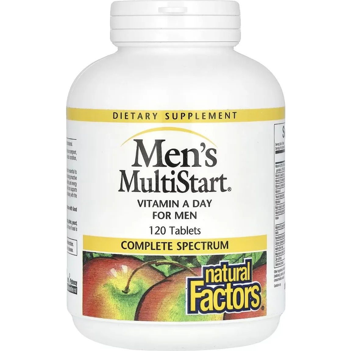 Ежедневные витамины для мужчин Natural Factors Men's MultiStart Vitamin A Day for Men 120 таблеток - фото 1