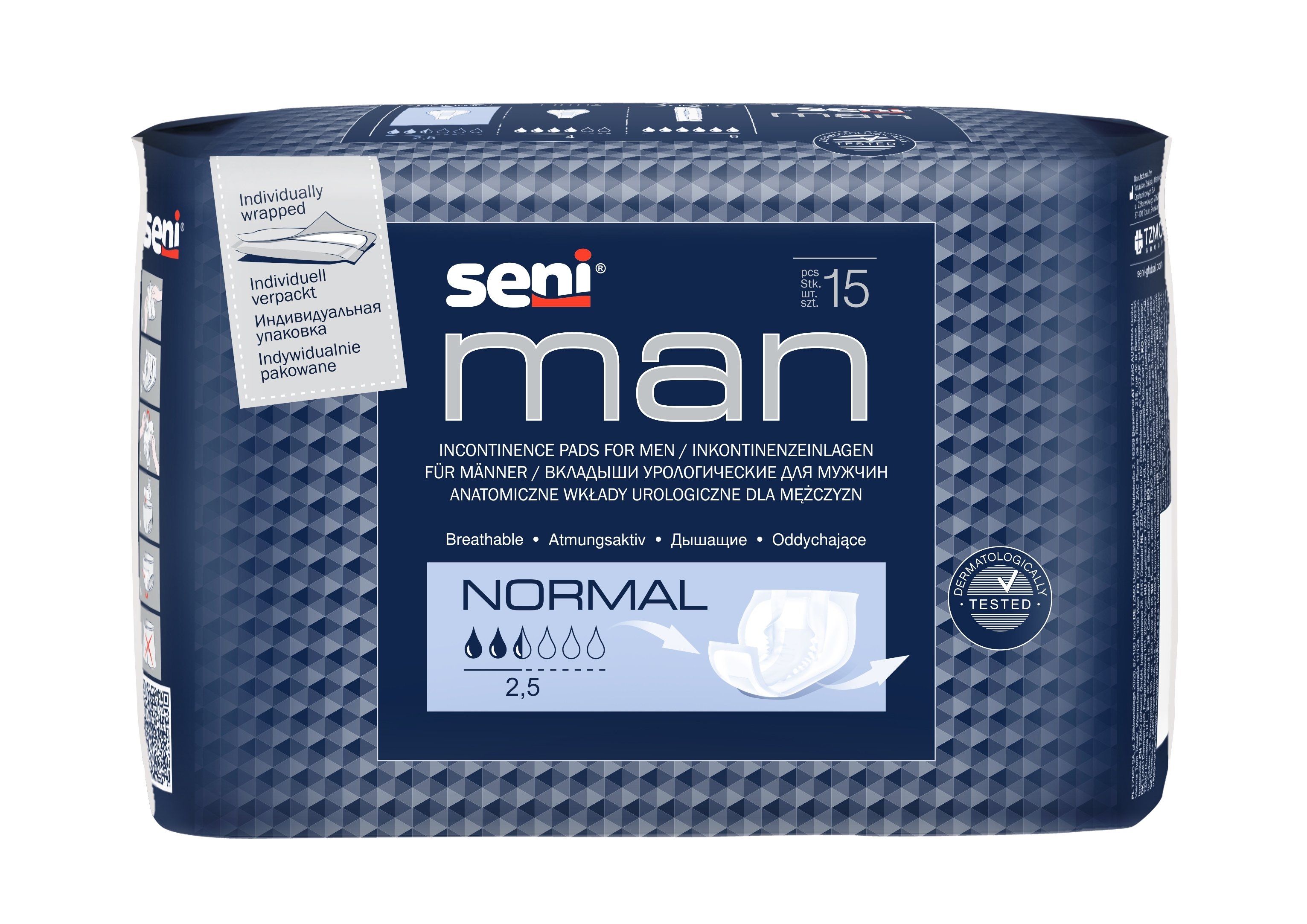 Урологические прокладки Seni Man Normal 15 шт. - фото 2