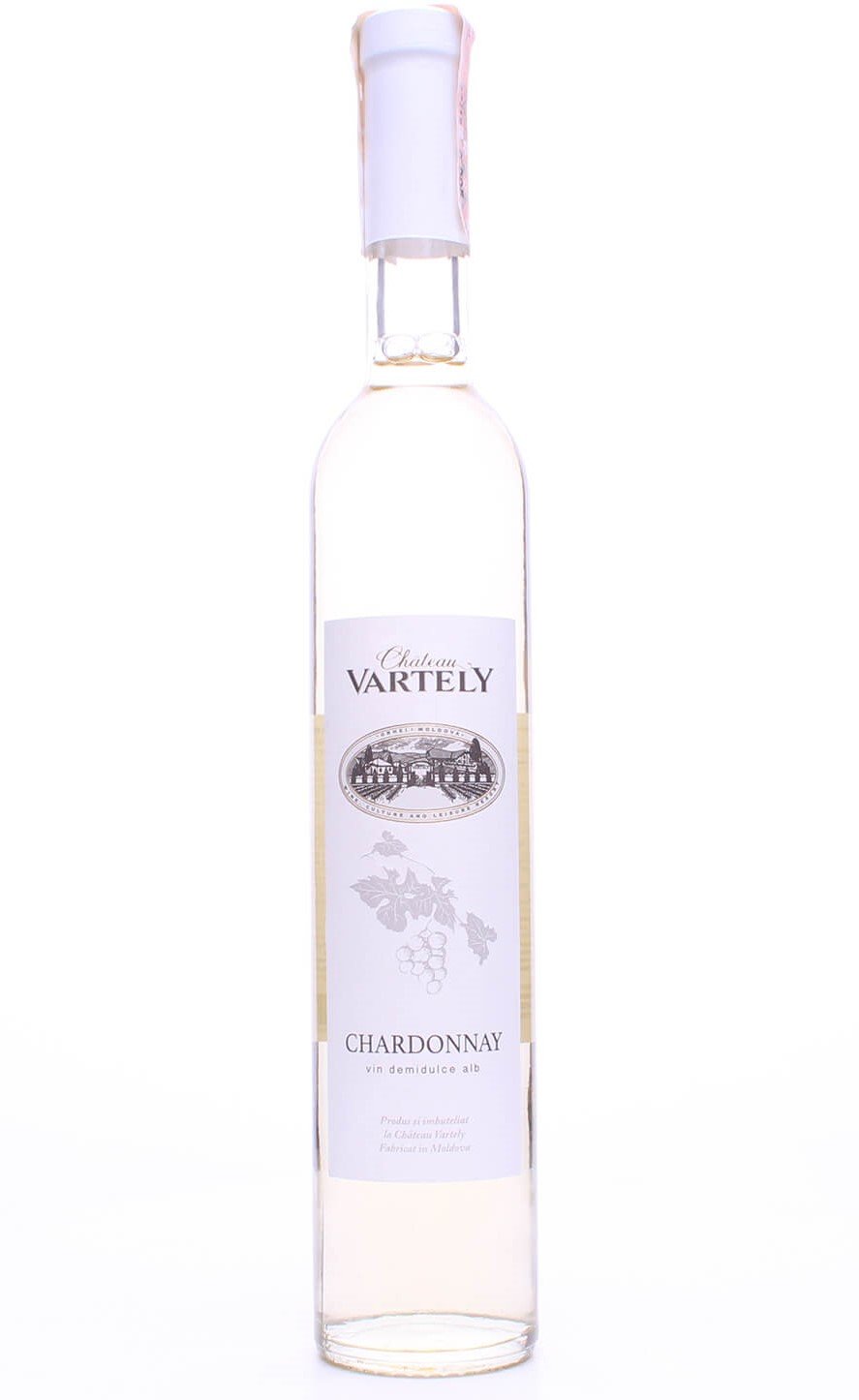 Вино Chateau Vartely Chardonnay белое полусладкое, 0,5 л, 12,5% (647247) - фото 1