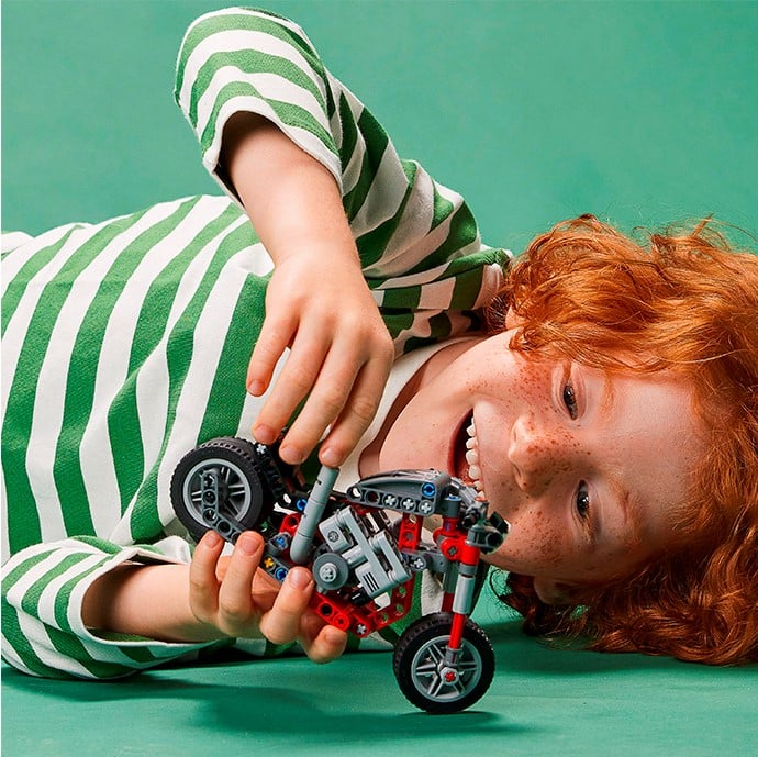 Конструктор LEGO Technic Мотоцикл, 163 деталей (42132) - фото 8