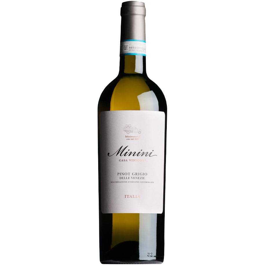 Вино Minini Pinot Grigio Delle Venezie DOC, біле, сухе 0,75 л - фото 1