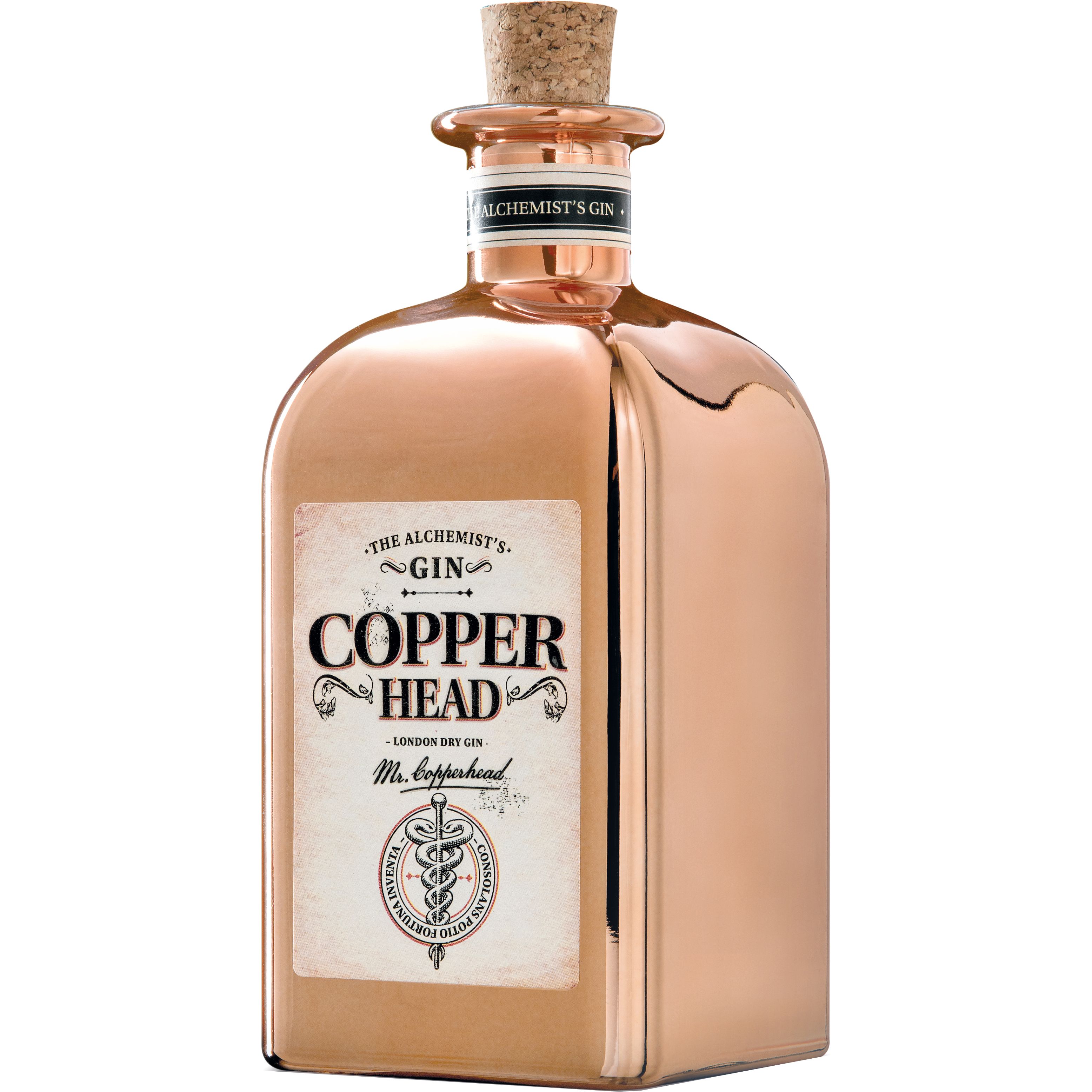 Джин Copperhead London Dry 40% 0.5 л - фото 1