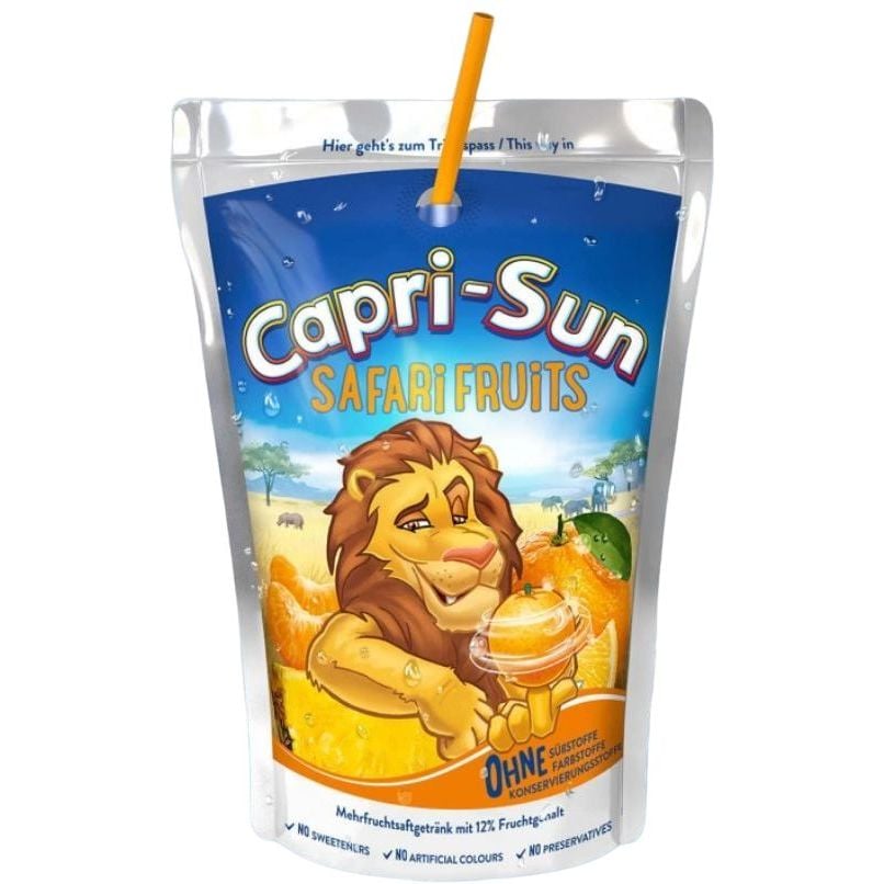 Напій Capri-Sun Safari Fruits, 0,2 л - фото 1