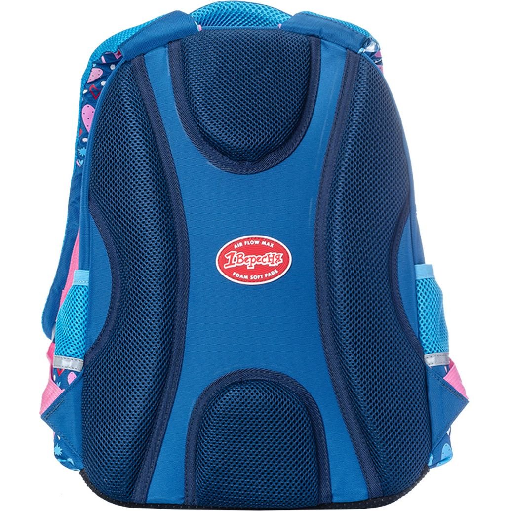 Рюкзак шкільний 1 Вересня S-42 Love XOXO, синій (558238) - фото 4