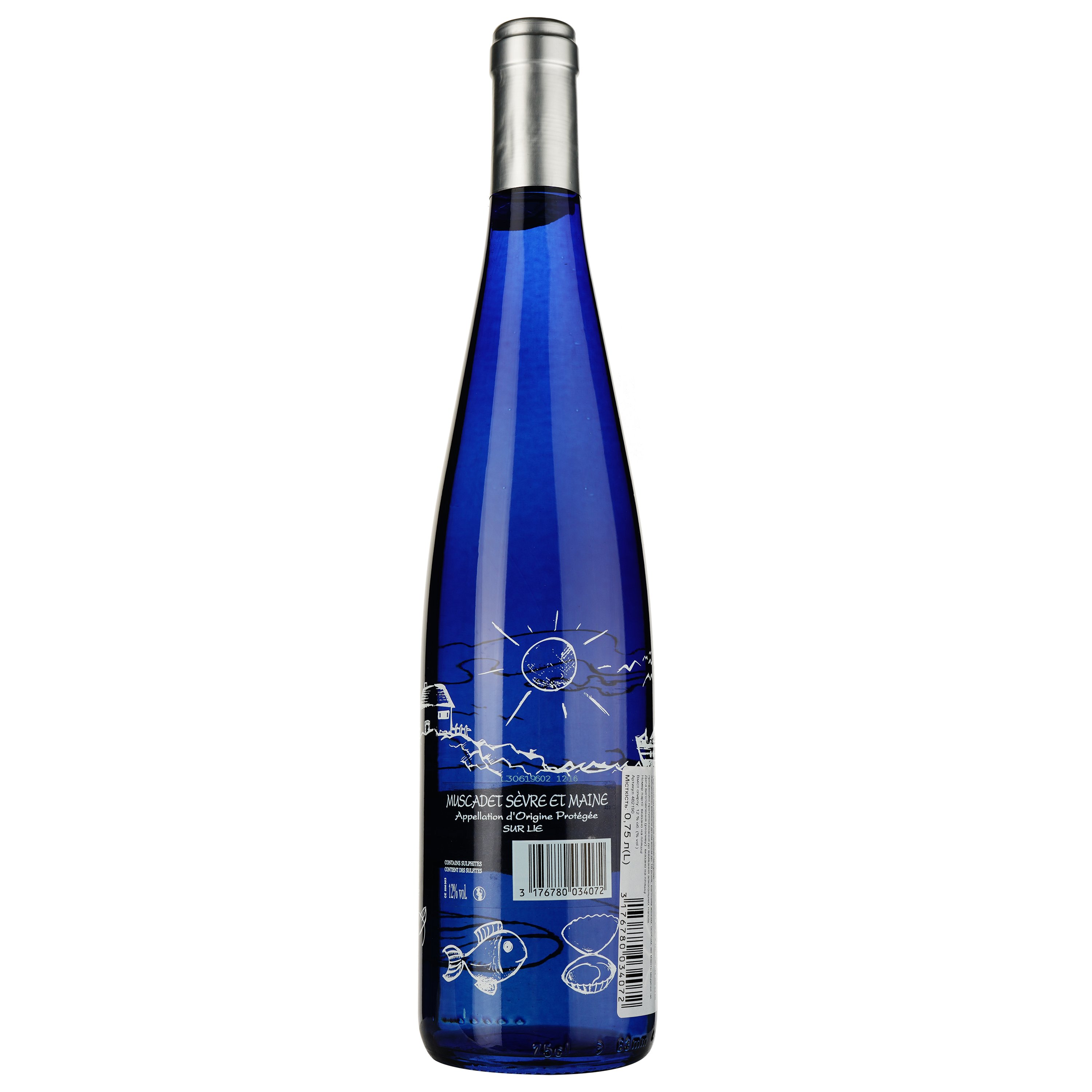 Вино Bleu Muscadet Sevre et Maine белое сухое 12% 0.75 л - фото 2