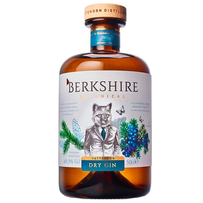 Джин Berkshire Botanical Dry Gin, 40,3%, 0,5 л - фото 1
