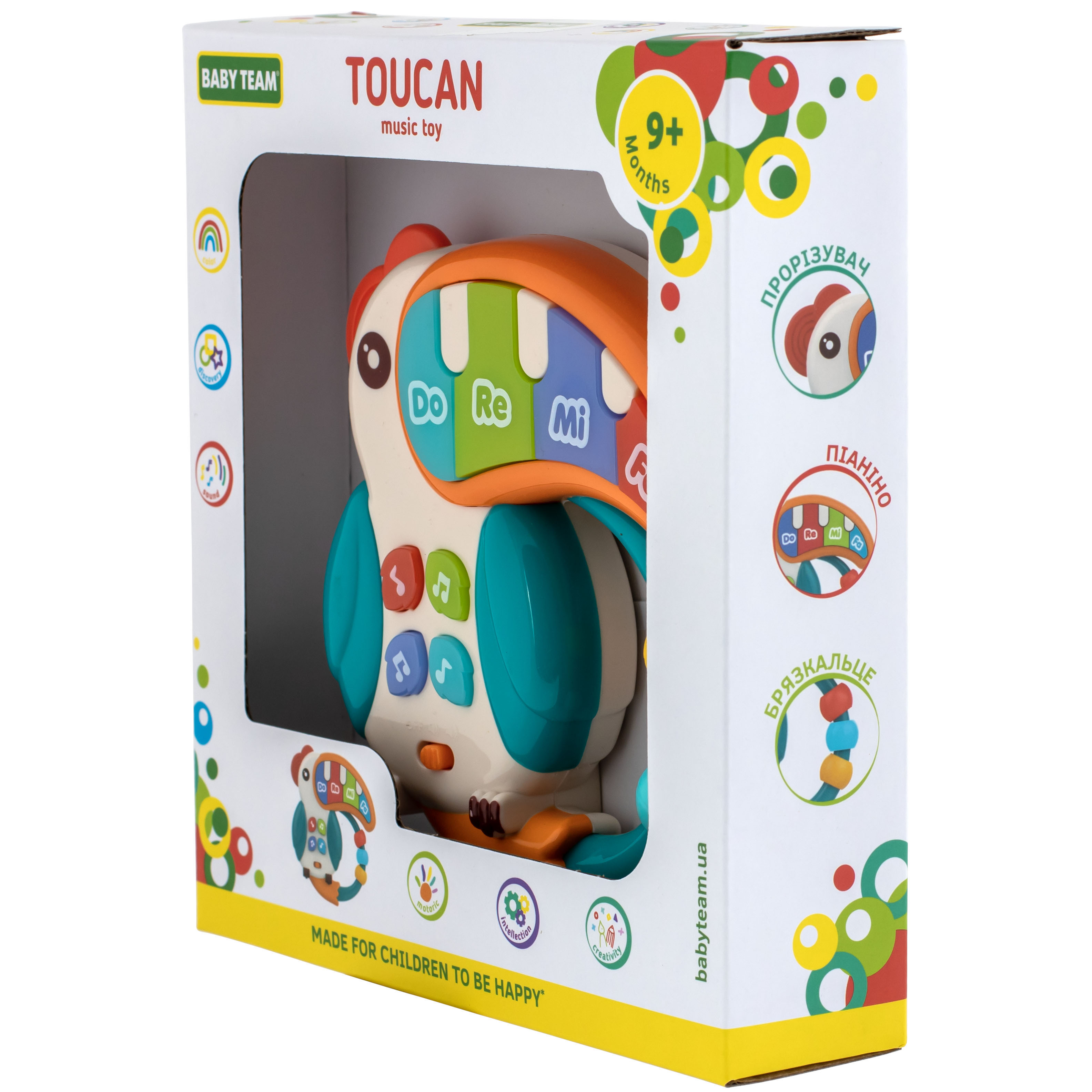 Іграшка музична Baby Team Тукан (8646) - фото 5